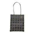 Chanel Cruise 2020 black chained Tote Bag Lambskin Black L