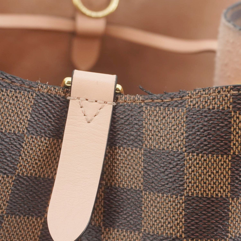 LOUIS VUITTON Neonoe MM Damier Ebene Shoulder Bag Brown