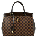 LOUIS VUITTON Rivoli MM Damier Ebene Shoulder Bag Brown