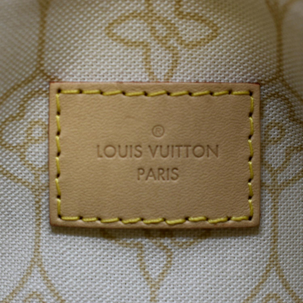 LOUIS VUITTON Nautical Speedy 25 Bandouliere Damier Azur Shoulder Bag White