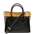 LOUIS VUITTON On My Side MM Calfskin Monogram Canvas Shoulder Bag Black