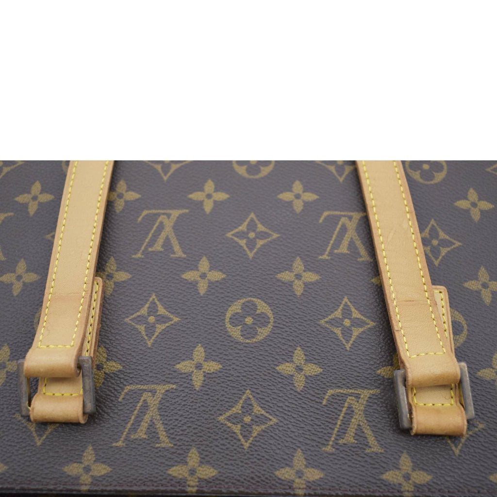LOUIS VUITTON Luco Monogram Canvas Tote Bag Brown