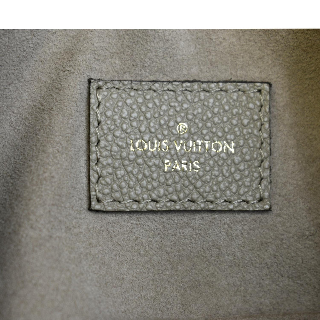 LOUIS VUITTON Maida Monogram Empreinte Leather Hobo Shoulder Bag Tourterelle
