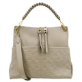 LOUIS VUITTON Maida Monogram Empreinte Leather Hobo Shoulder Bag Tourterelle