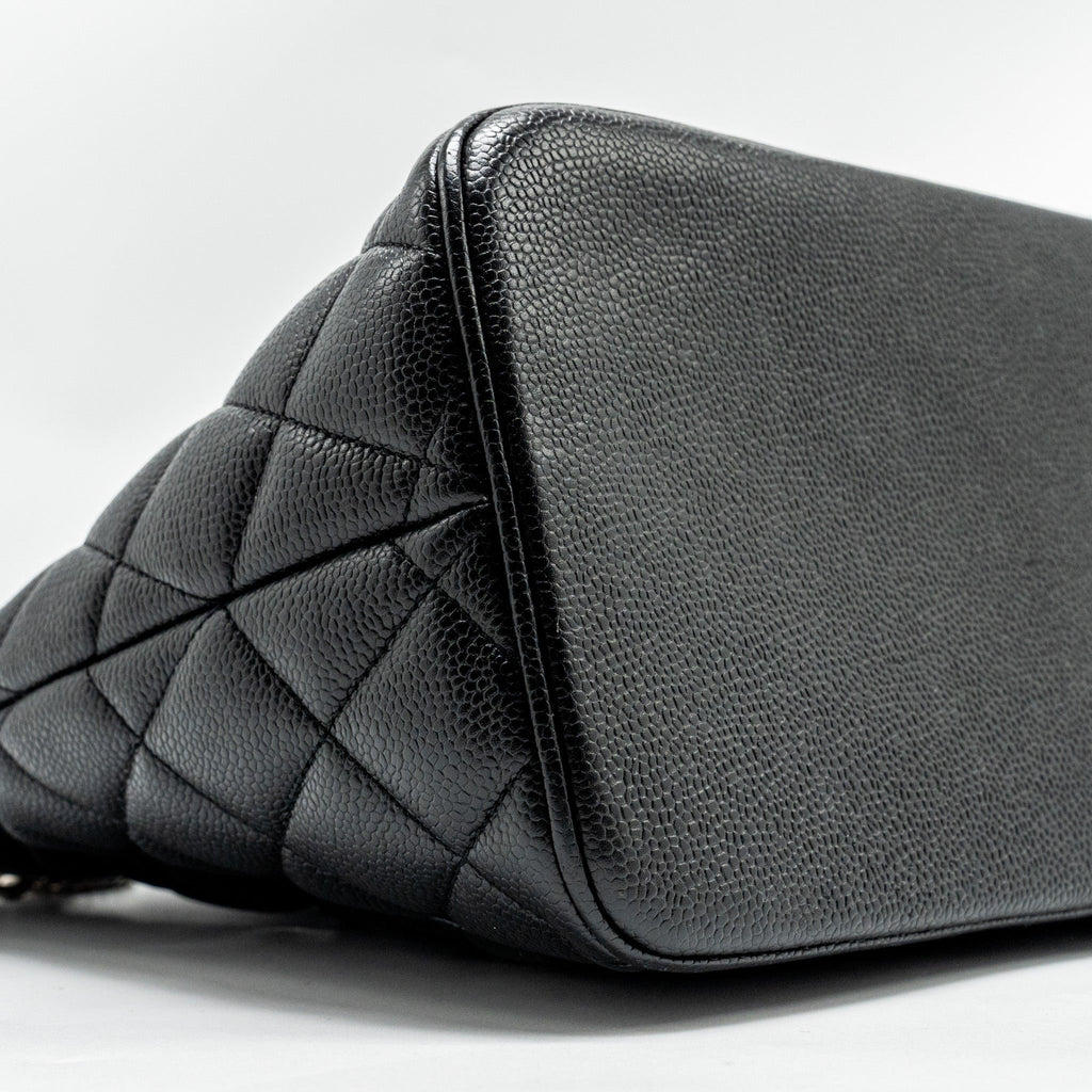 Chanel Medallion Tote Bag Caviar Black