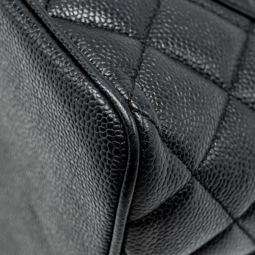 Chanel Medallion Tote Bag Caviar Black