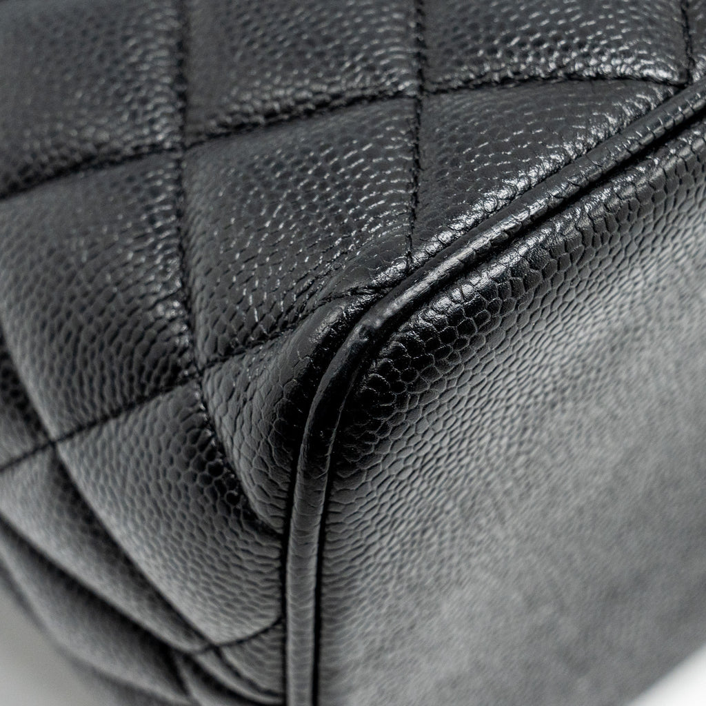 Chanel Medallion Tote Bag Caviar Black