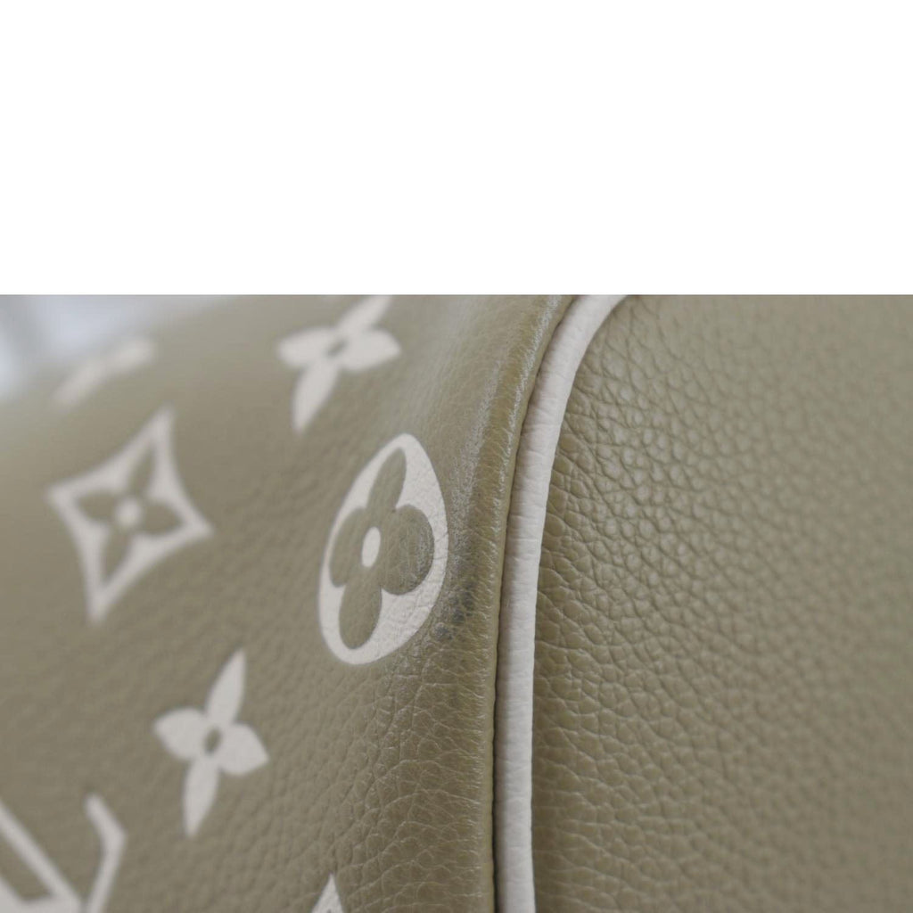 LOUIS VUITTON Neverfull MM Spring City Leather Tote Shoulder Bag Bicolor