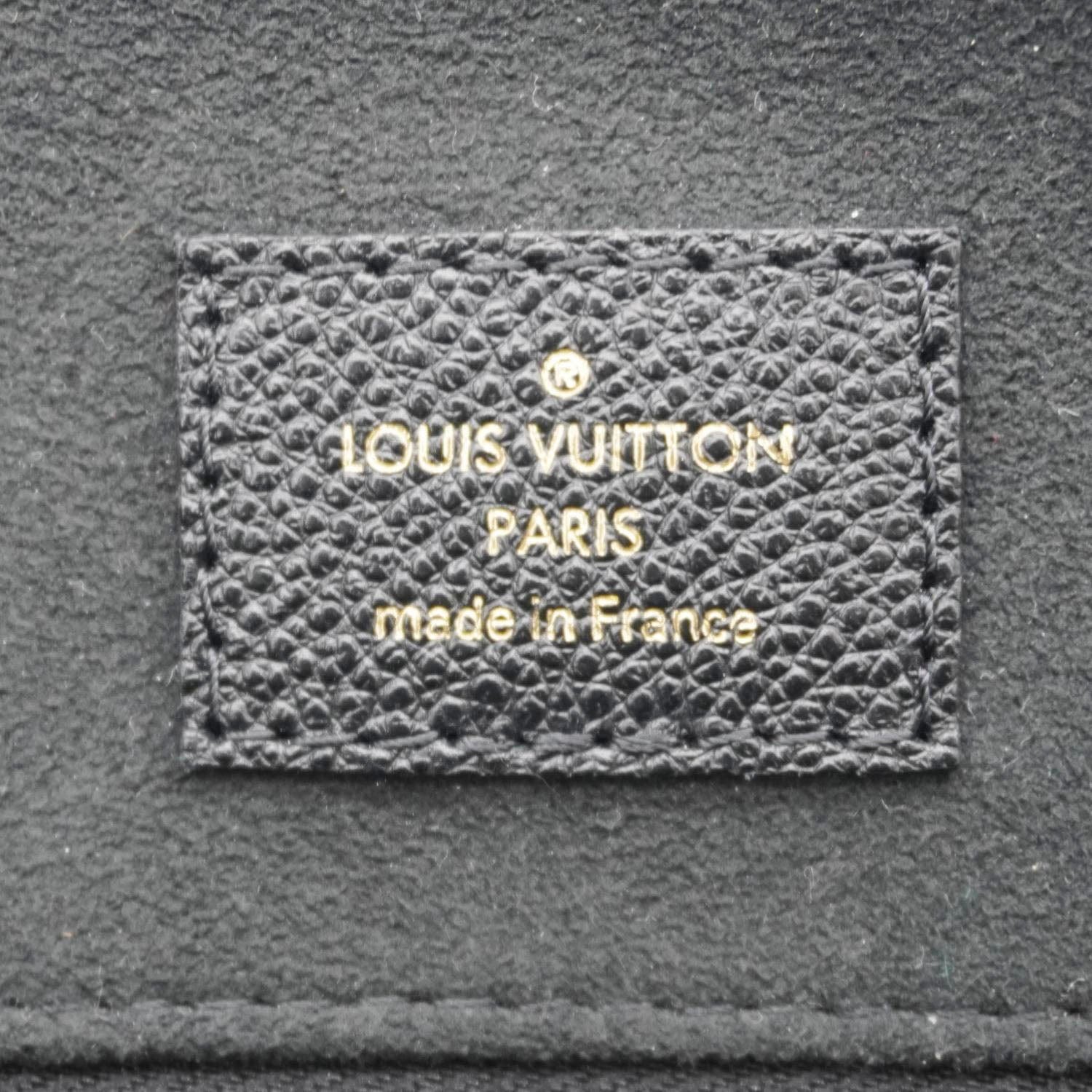 LOUIS VUITTON Grand Palais MM Monogram Empreinte Leather Shoulder Bag Bicolor
