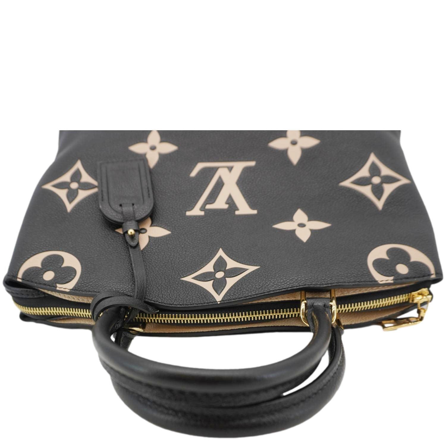 LOUIS VUITTON Grand Palais MM Monogram Empreinte Leather Shoulder Bag Bicolor