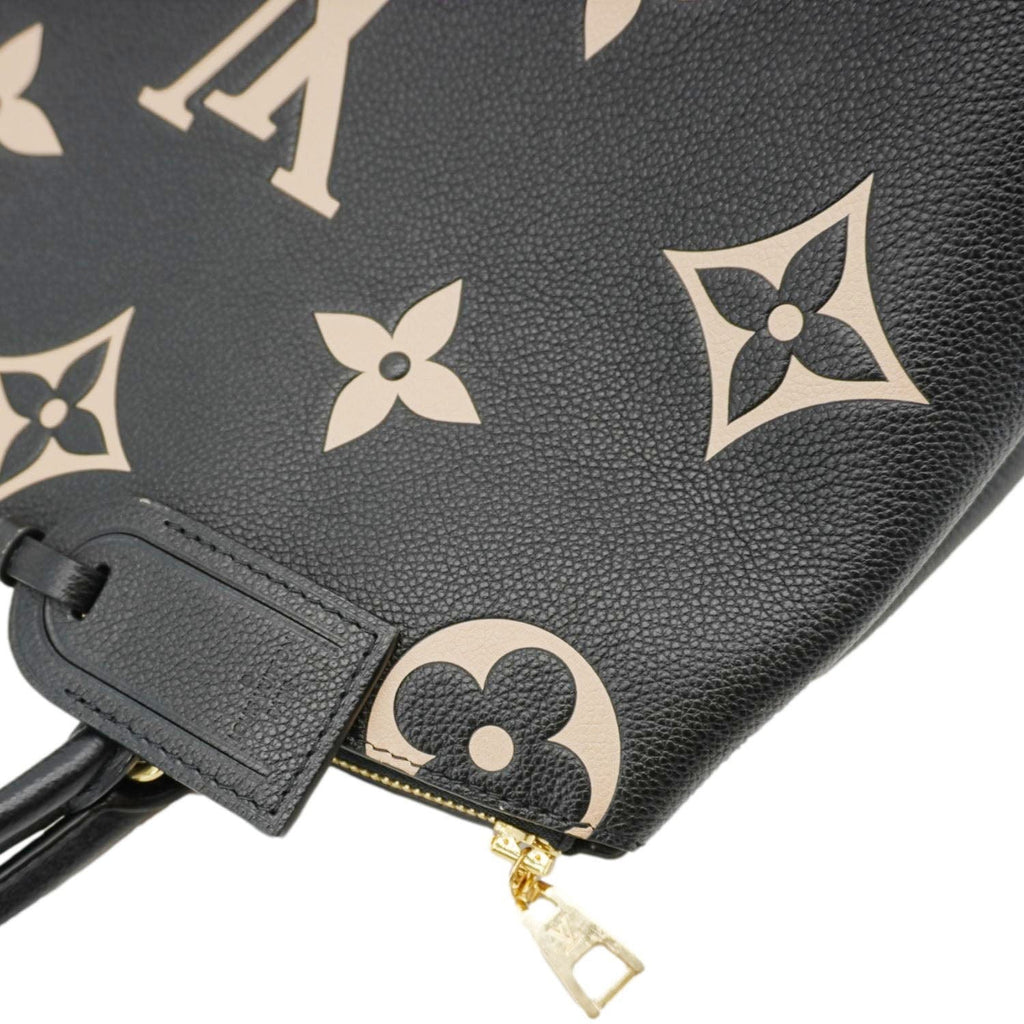 LOUIS VUITTON Grand Palais MM Monogram Empreinte Leather Shoulder Bag Bicolor