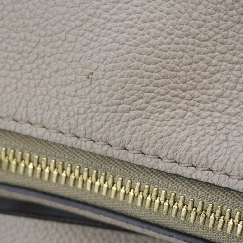LOUIS VUITTON Maida Monogram Empreinte Leather Hobo Shoulder Bag Dune