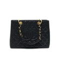Chanel Grant Shopping Tote Bag GST Black Caviar