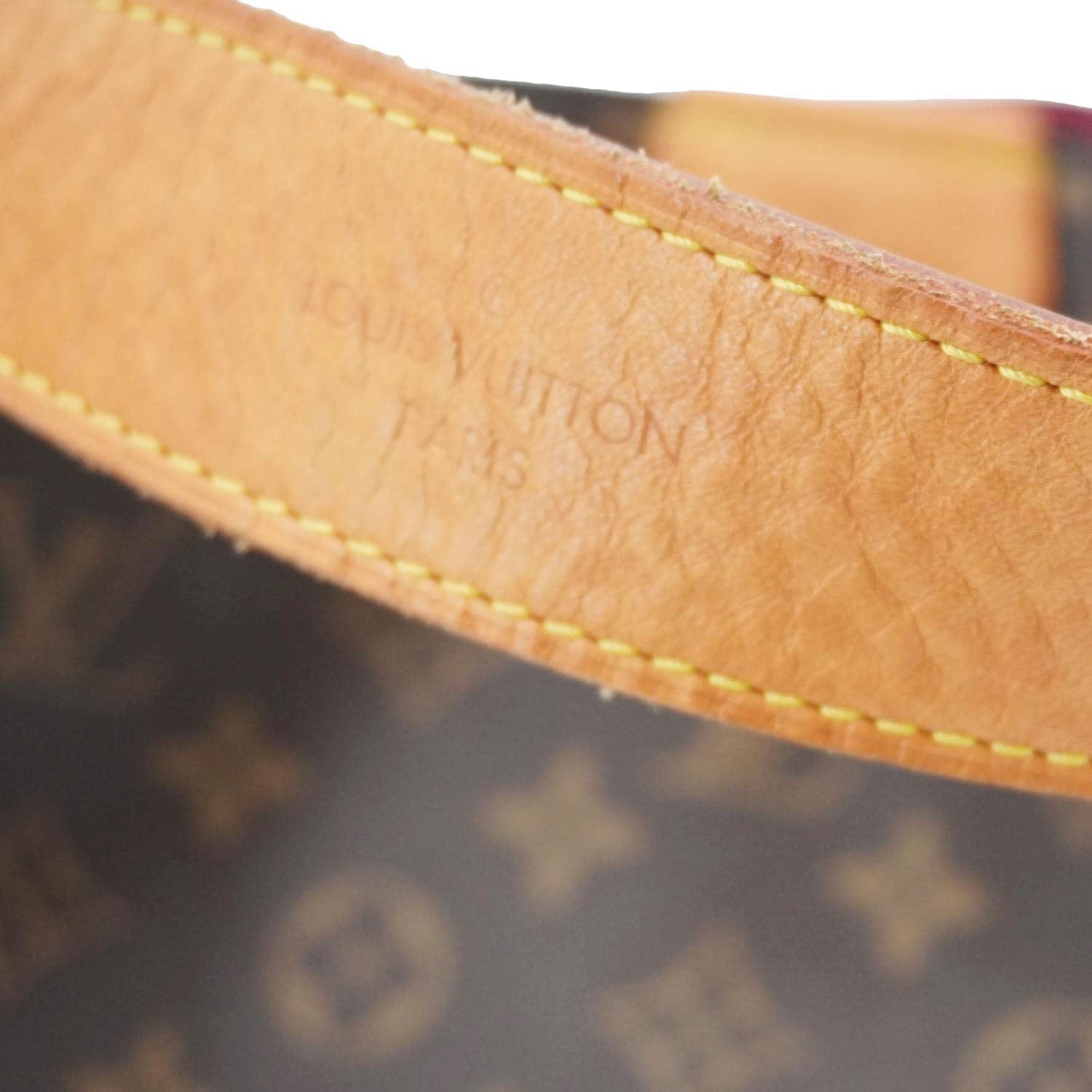 LOUIS VUITTON Graceful MM Monogram Canvas Shoulder Bag Brown