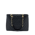 Chanel Grand Shopping Tote Bag Caviar Black