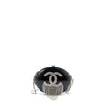 Chanel Runway Orb-shaped Evening Clutch Black with Crystal / Crystal Chain