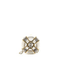 Chanel Runway White Crystal Round Evening Clutch Shoulder Bag Box