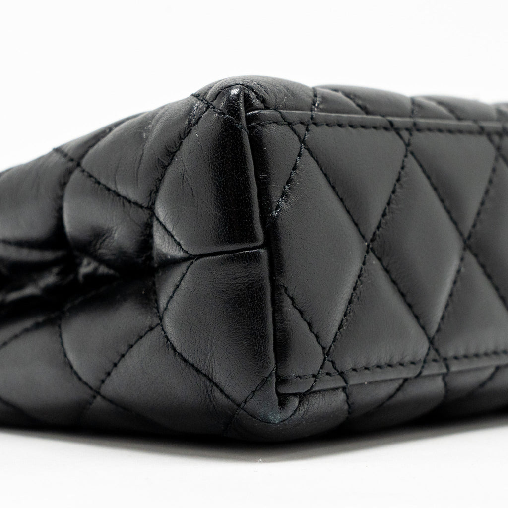 Chanel Mini Kelly Shopping Tote Bag Calfskin black  (microchip)