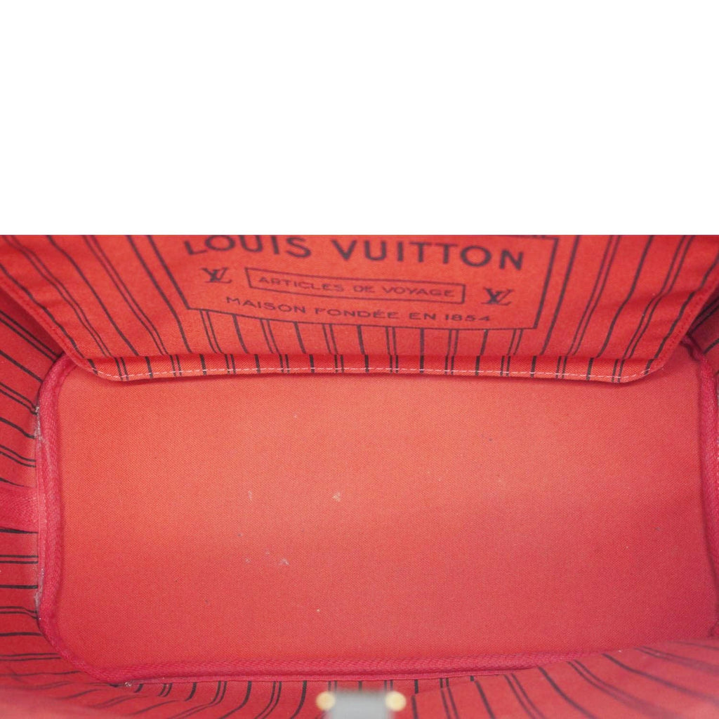 LOUIS VUITTON  Neverfull MM Damier Ebene Shoulder Bag Brown