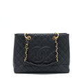 Chanel Grand Shopping Tote Bag Caviar Black