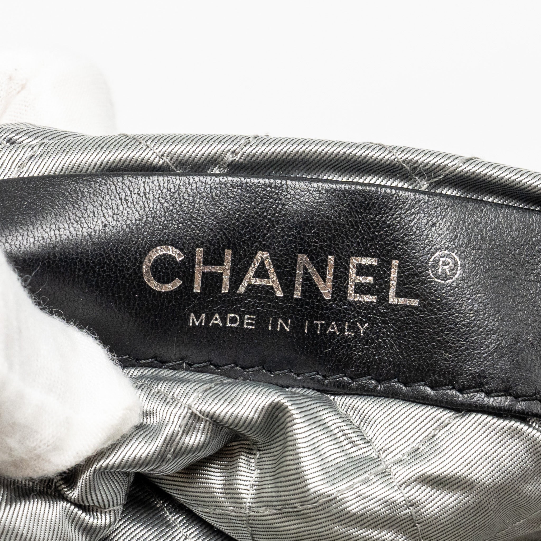 Chanel rocket tote bag tweed black