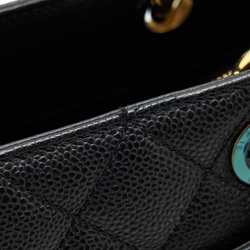 Chanel Grand Shopping Tote Bag Caviar Black