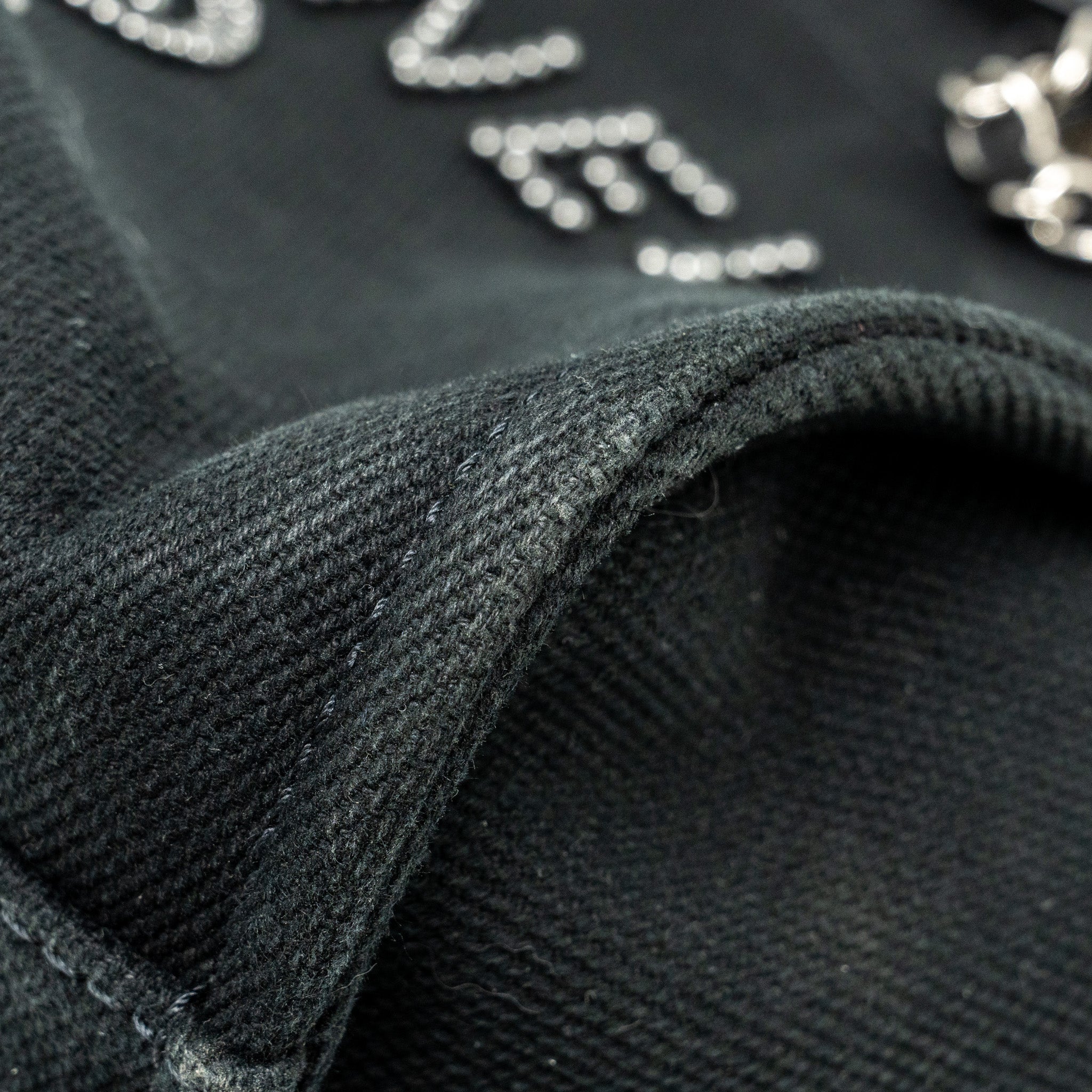 Chanel Large Deauville Black-Studded Tote Bag Canvas/Leather Black