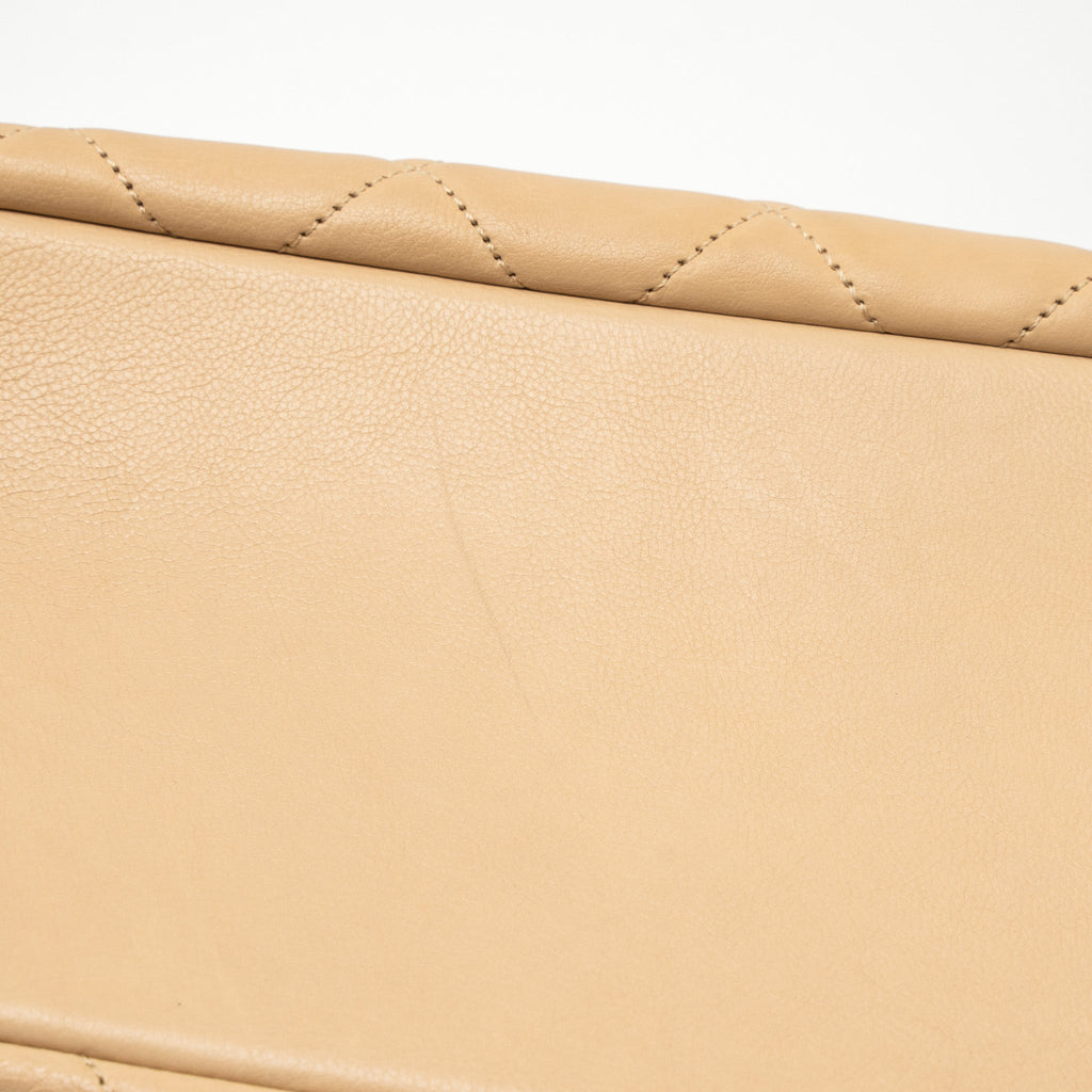 Chanel Shopping Tote Calfskin Beige