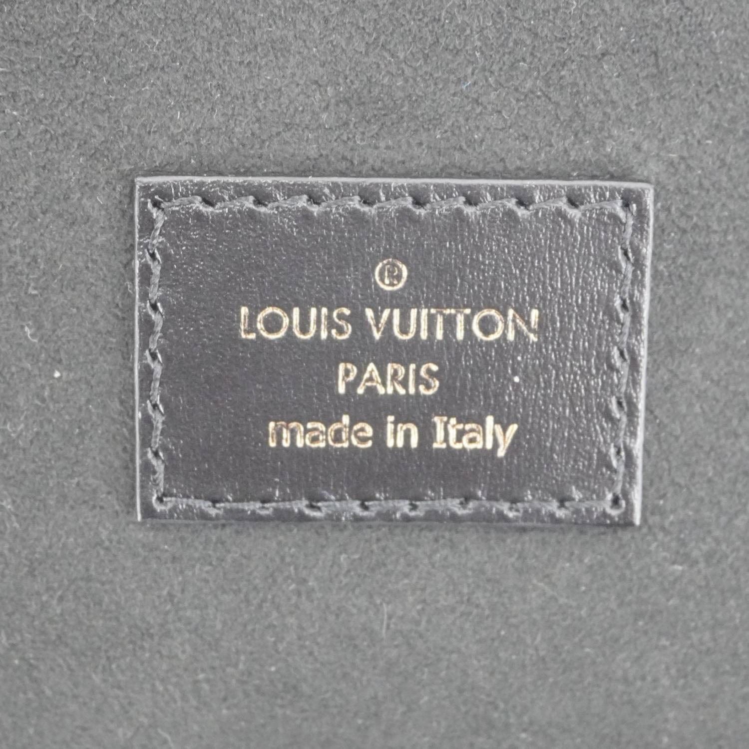 LOUIS VUITTON Game On Vanity PM Monogram Canvas Shoulder Bag Black