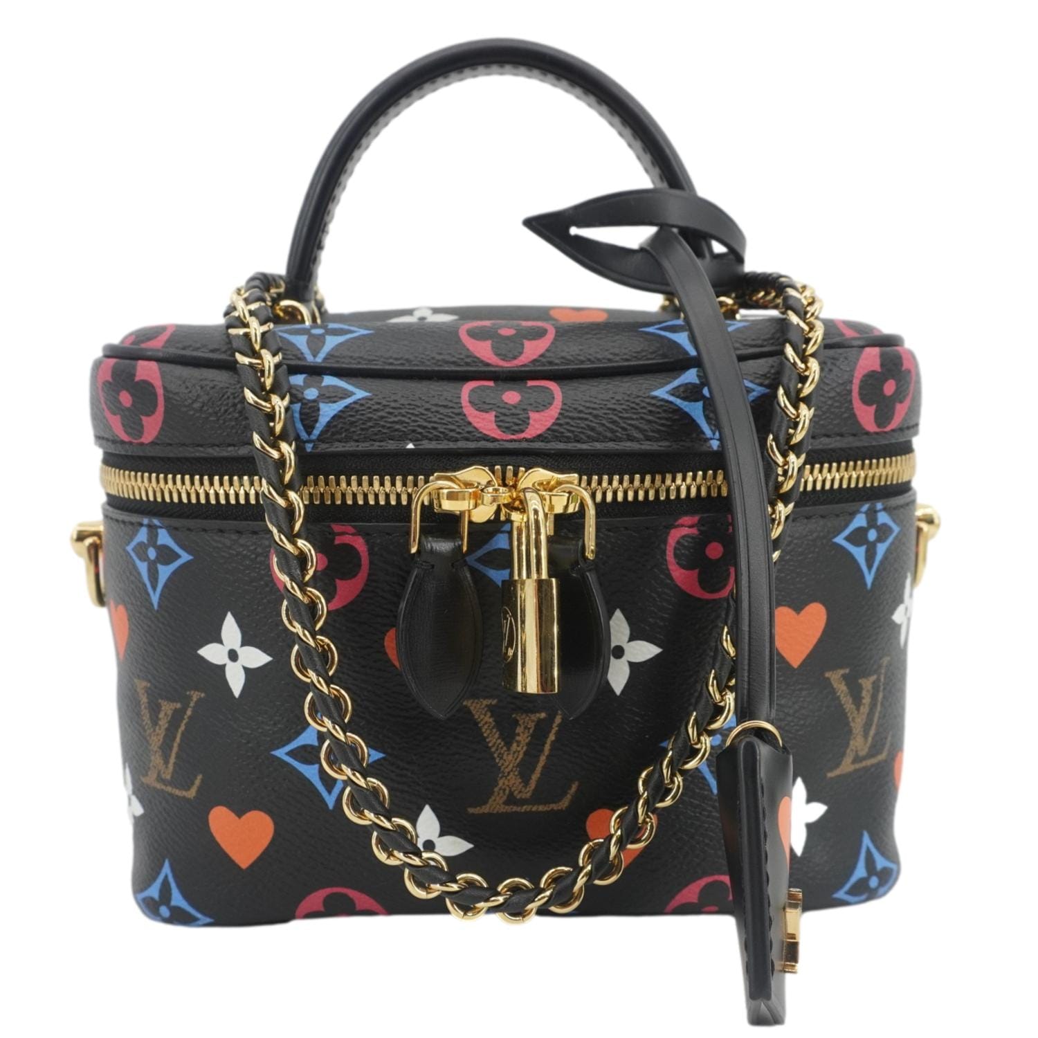 LOUIS VUITTON Game On Vanity PM Monogram Canvas Shoulder Bag Black