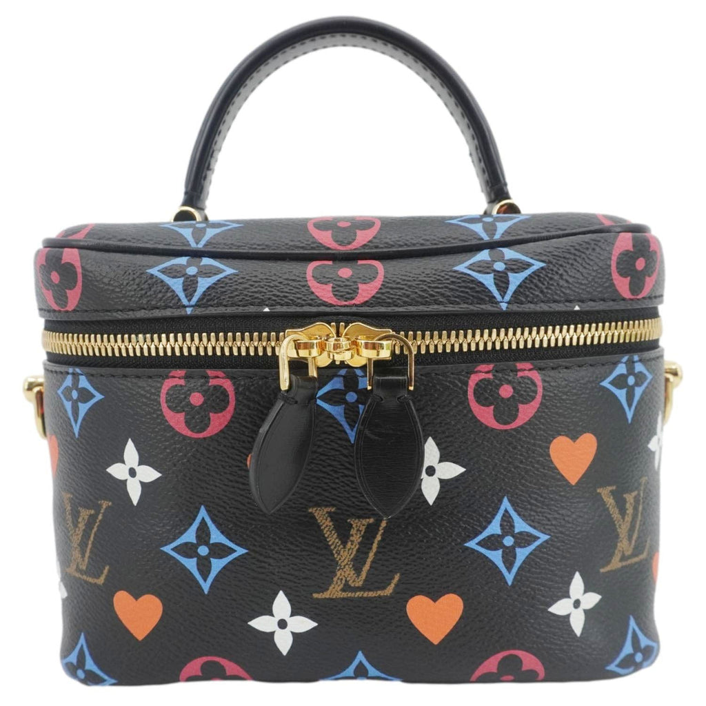 LOUIS VUITTON Game On Vanity PM Monogram Canvas Shoulder Bag Black