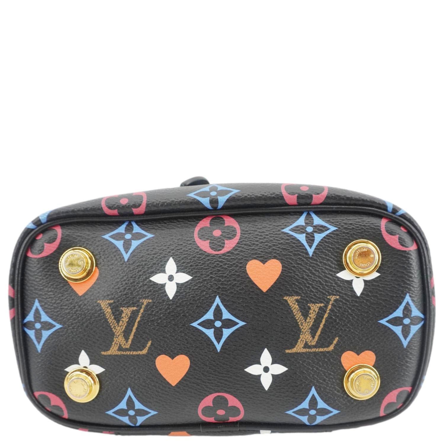 LOUIS VUITTON Game On Vanity PM Monogram Canvas Shoulder Bag Black