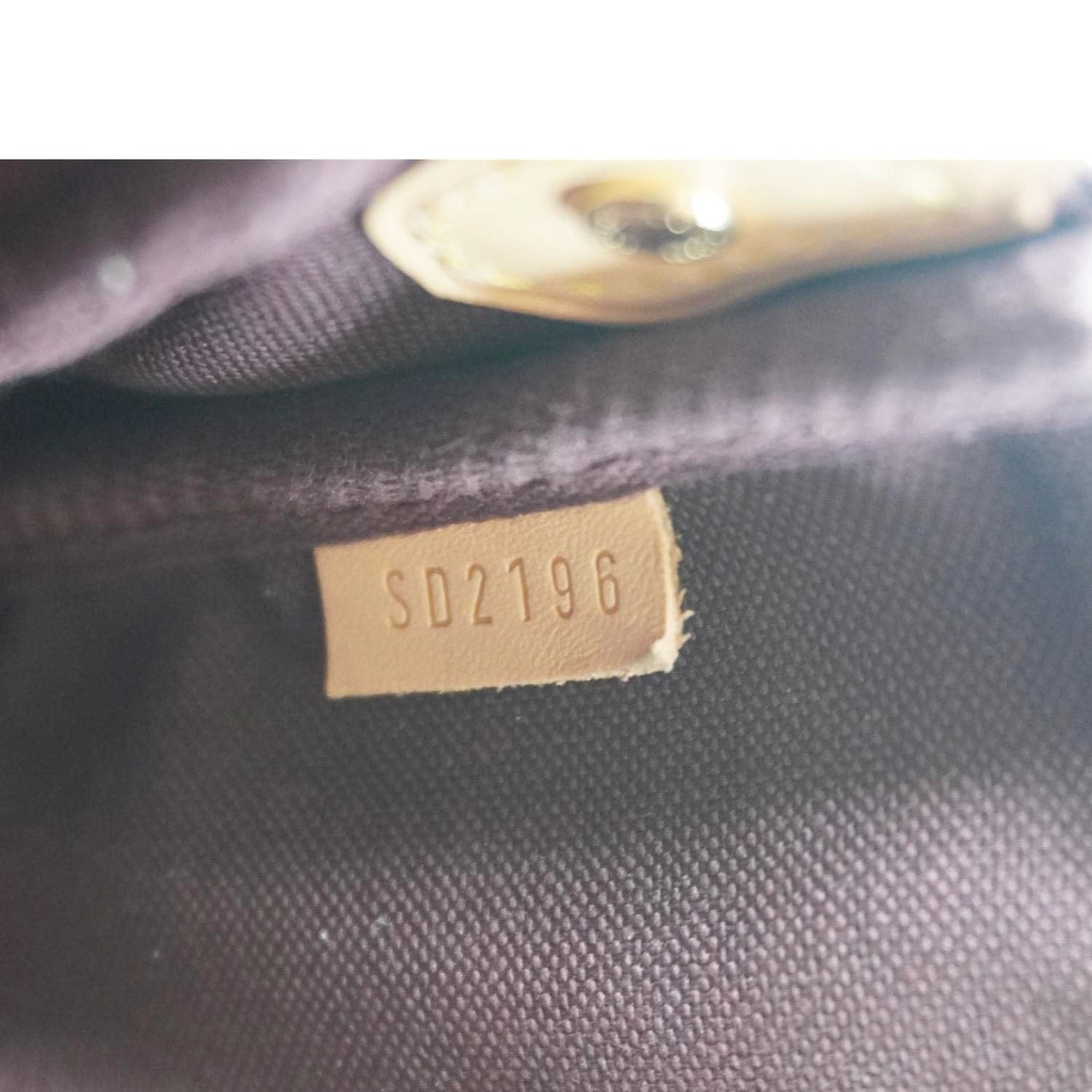 LOUIS VUITTON Favorite MM Monogram Canvas Shoulder Bag Brown