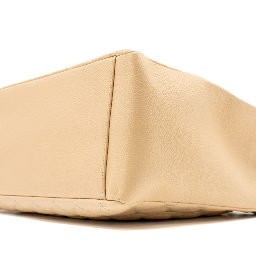 Chanel Grand Shopping Tote Caviar Beige
