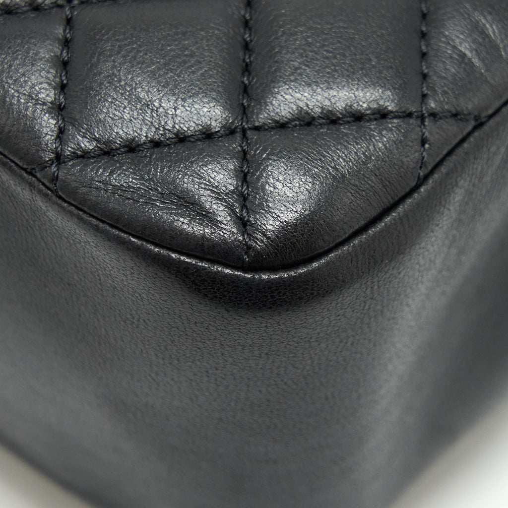 Chanel Westminster Pearl Shoulder Bag Lambskin Black