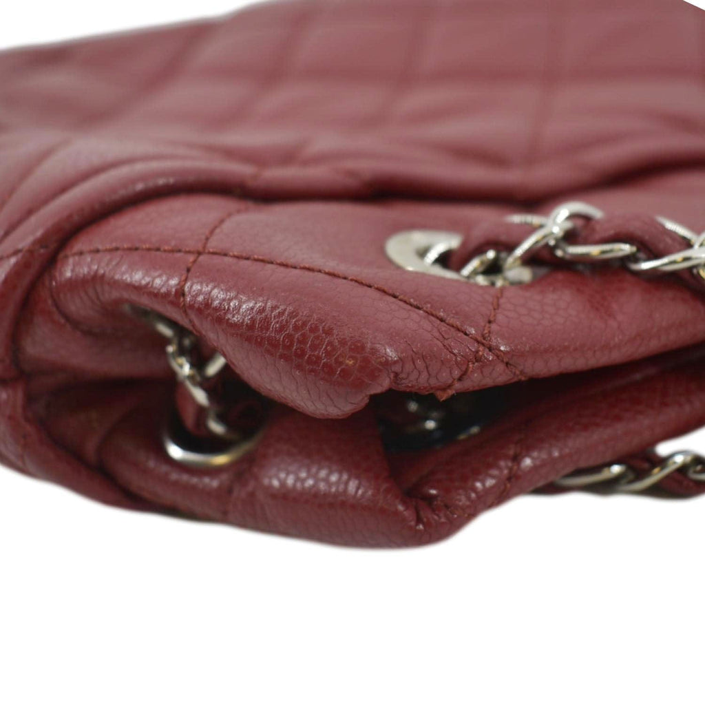 CHANEL Timeless CC Soft Quilted Leather Shopping Tote Bag Red