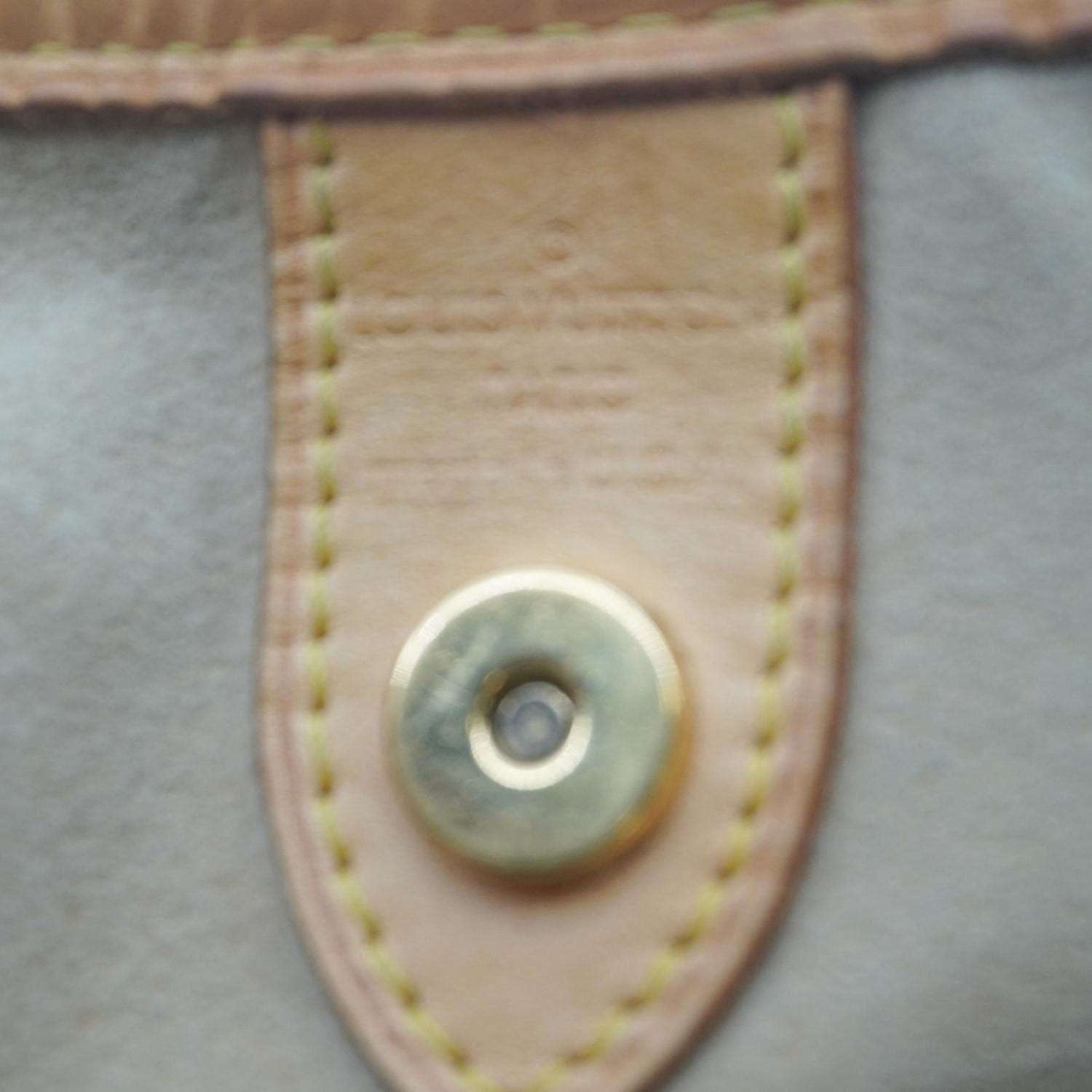 LOUIS VUITTON Galliera PM Monogram Canvas Shoulder Bag Brown