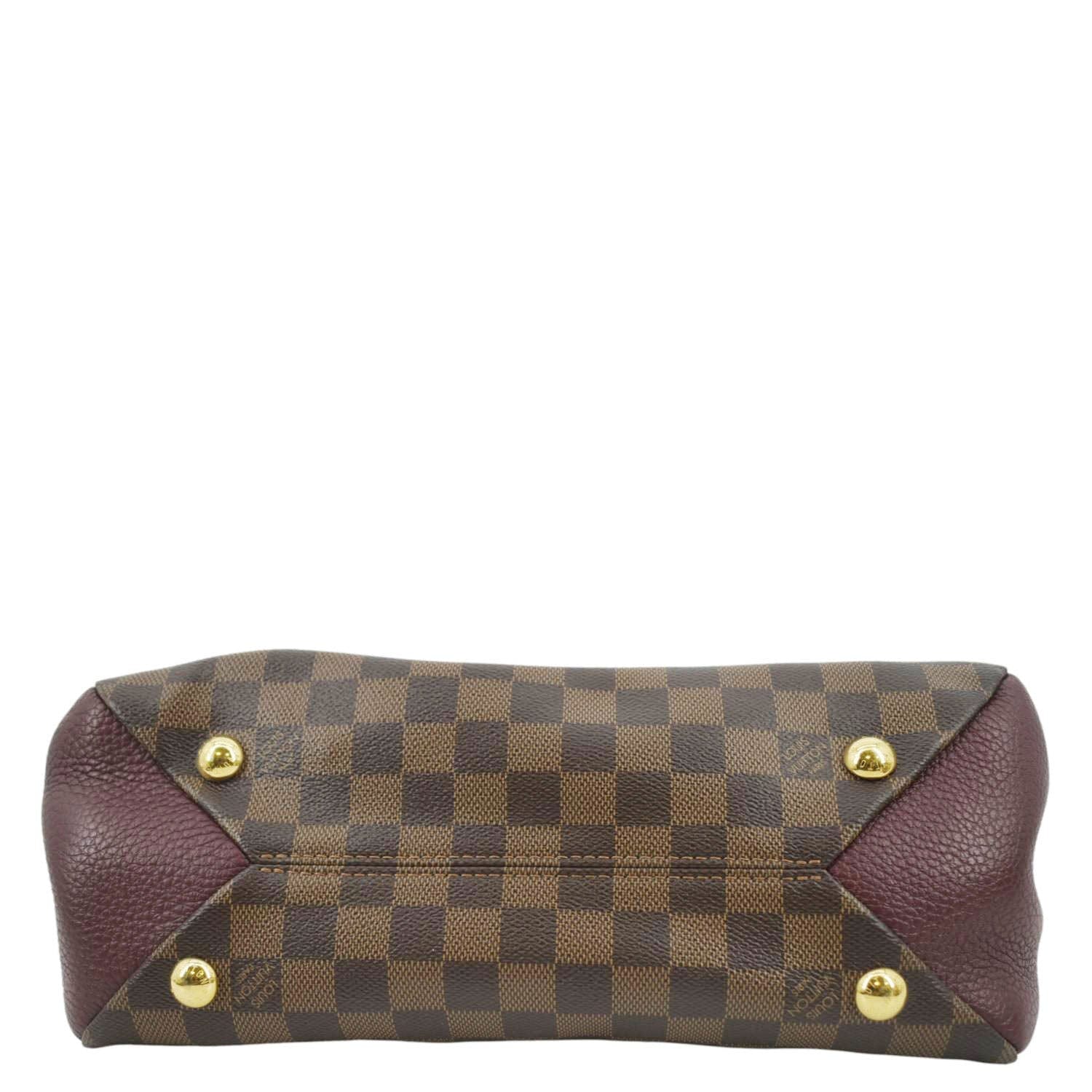 LOUIS VUITTON Brittany Damier Ebene Shoulder Bag Brown