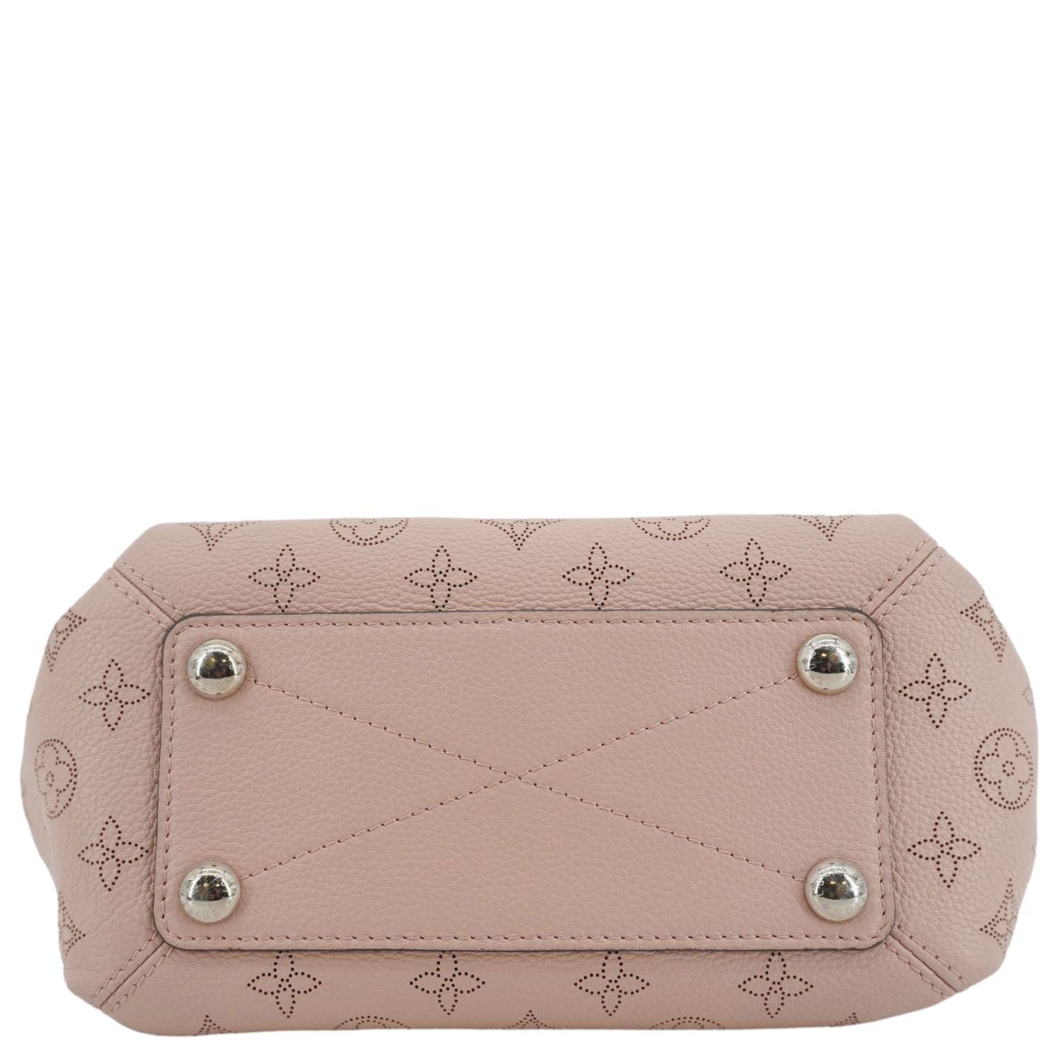 LOUIS VUITTON Babylone BB Mahina Leather Chain Shoulder Bag Magnolia