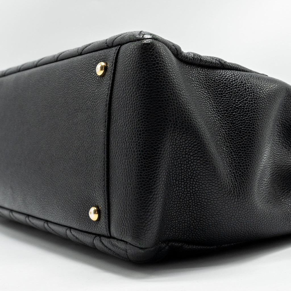 Chanel Grand Shopping Tote Bag XL Caviar Black