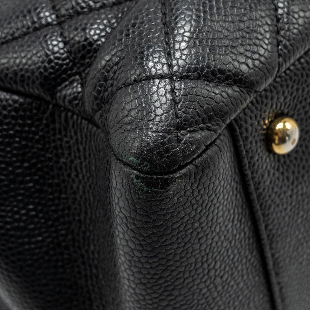 Chanel Grand Shopping Tote Bag XL Caviar Black