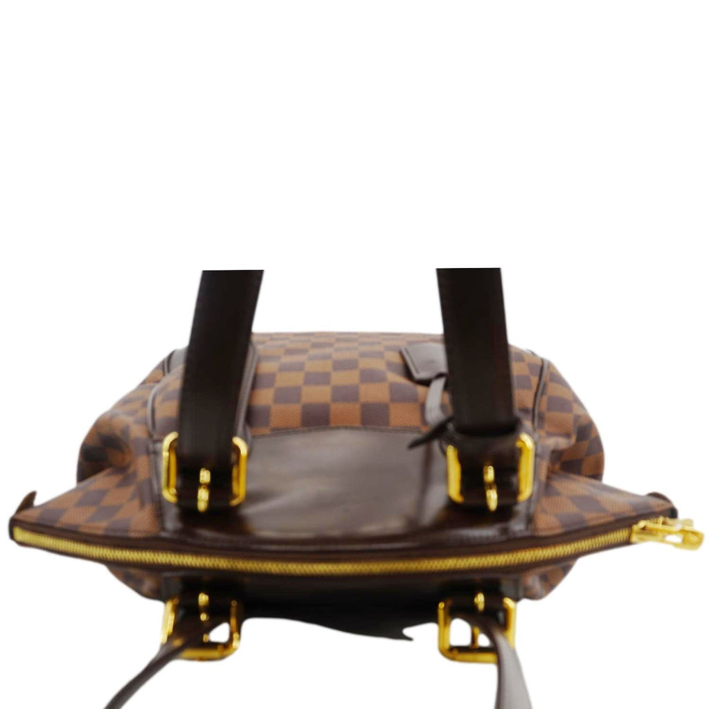 LOUIS VUITTON Verona MM Damier Ebene Shoulder Bag Brown