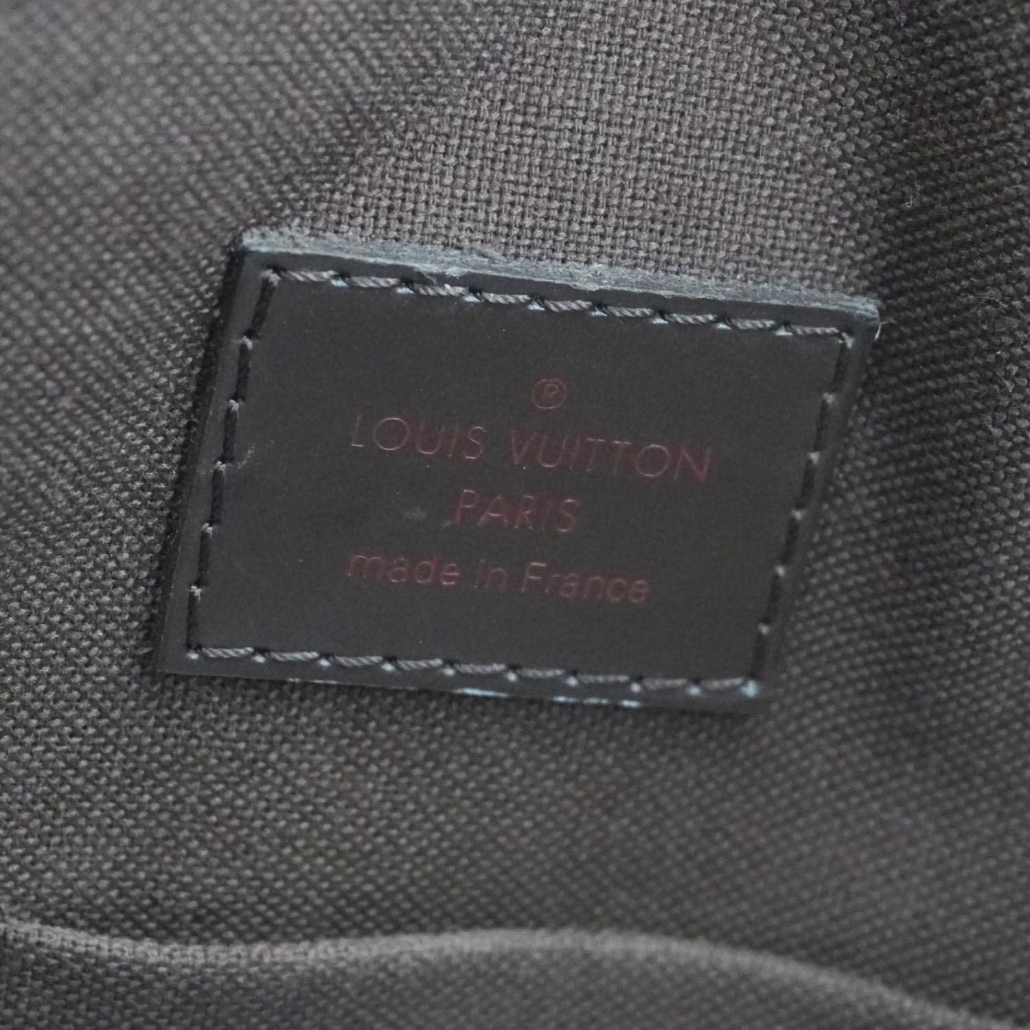 LOUIS VUITTON Brooklyn PM Damier Ebene Shoulder Bag Brown