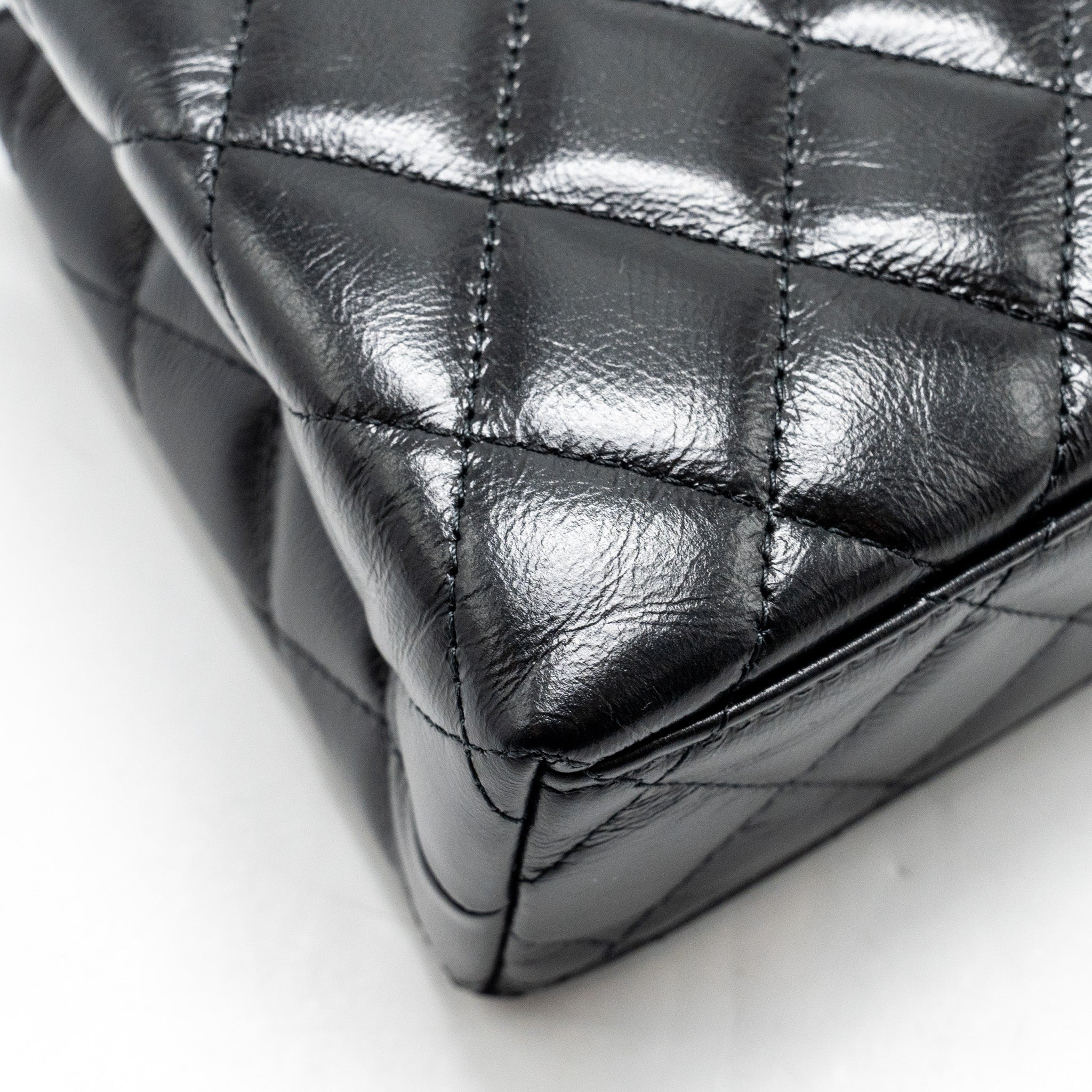 Chanel Mini Kelly Shopping Tote Bag Calfskin Black  (Microchip)