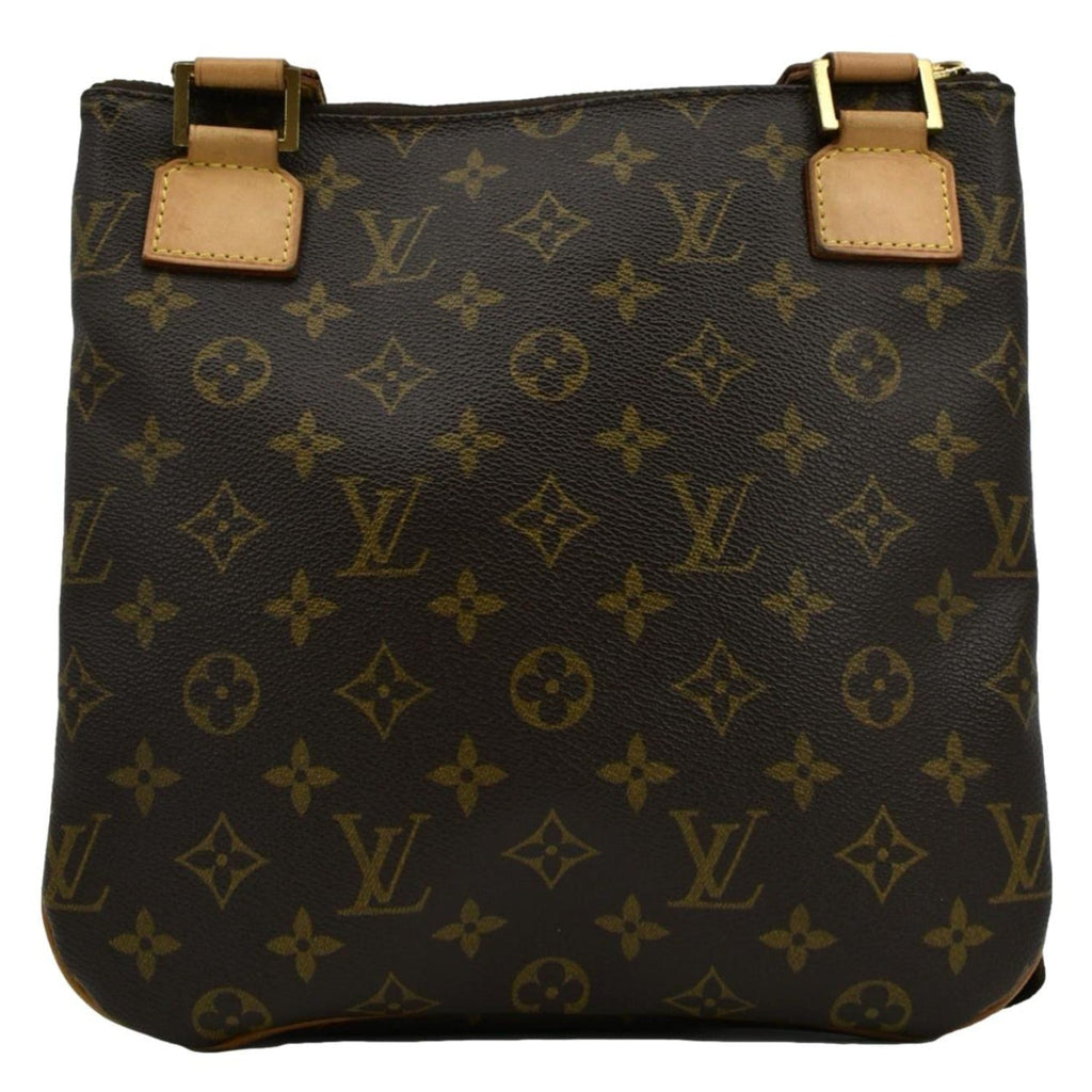 LOUIS VUITTON Bosphore Pochette Monogram Canvas Shoulder Bag Brown