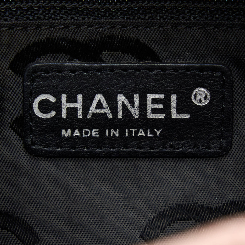 Chanel Vintage Camnon Tote Pink/Black