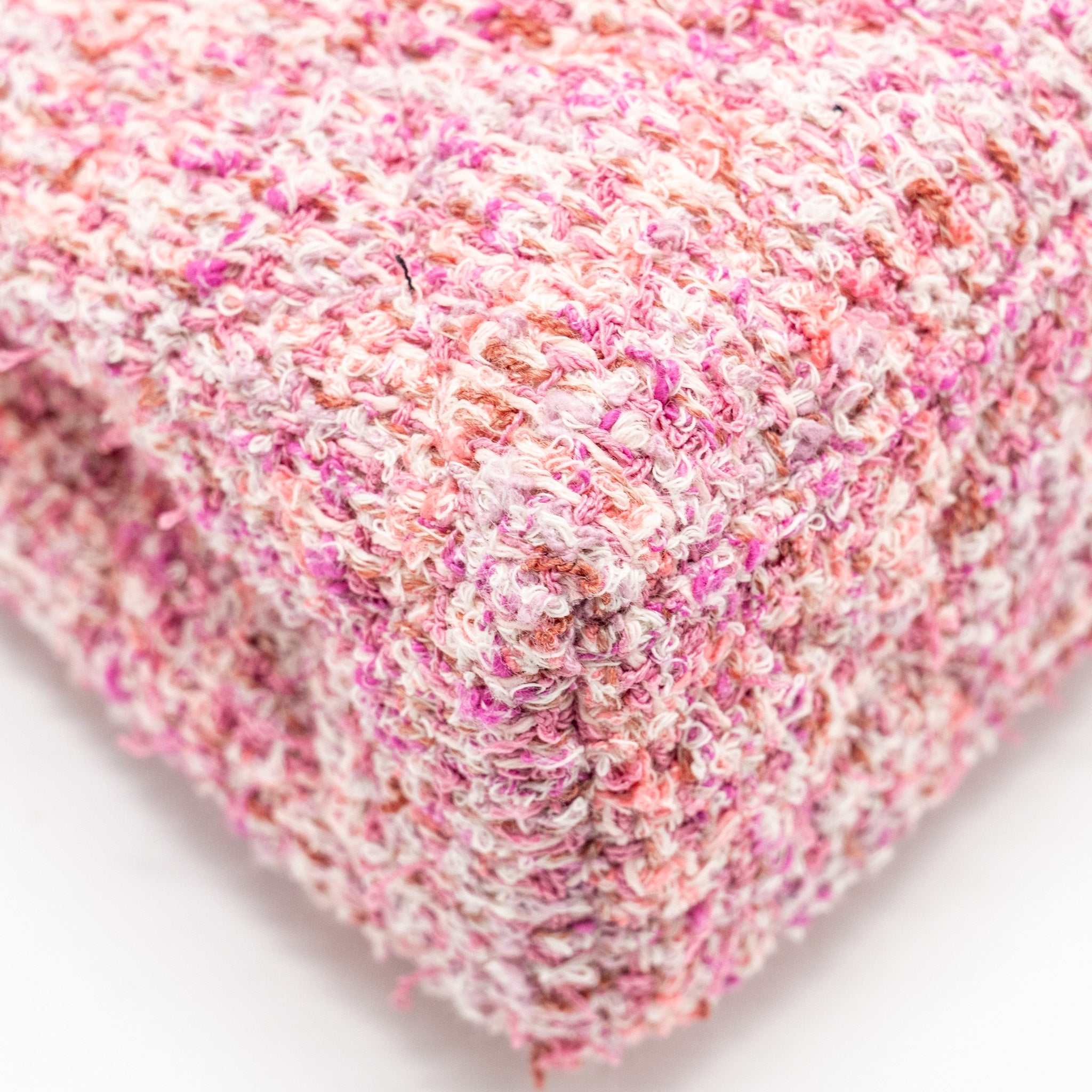 Chanel 24P Mini Kelly/Shopping Tote Tweed Pink/Multicolour  (microchip)