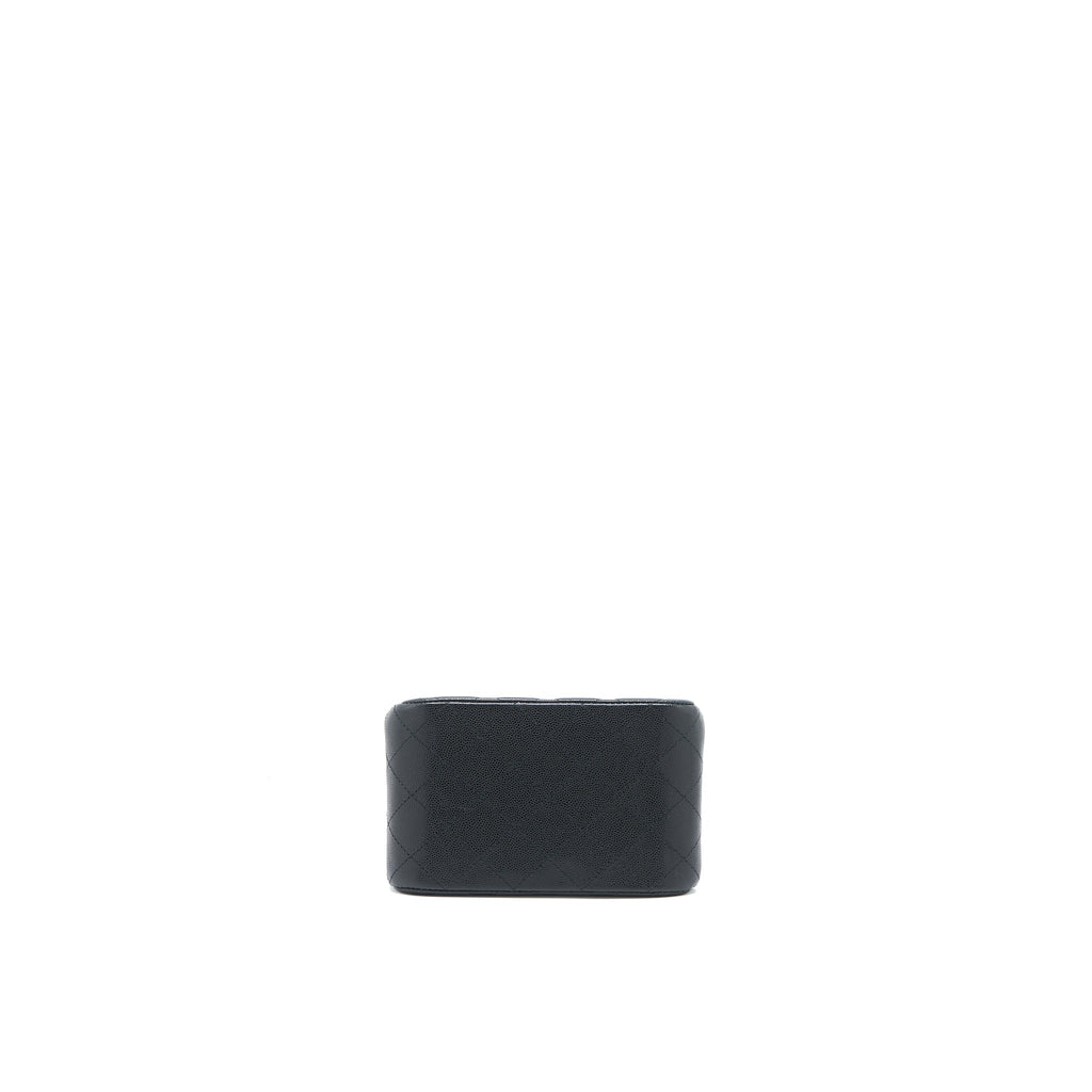 Chanel Mini Bucket Tote Bag Caviar Black L (Microchip)