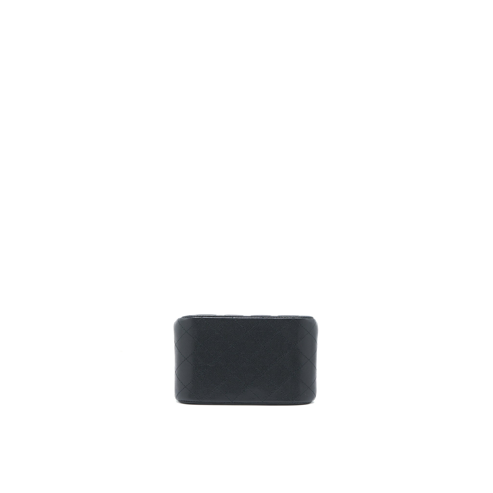 Chanel Mini Bucket Tote Bag Caviar Black L (Microchip)