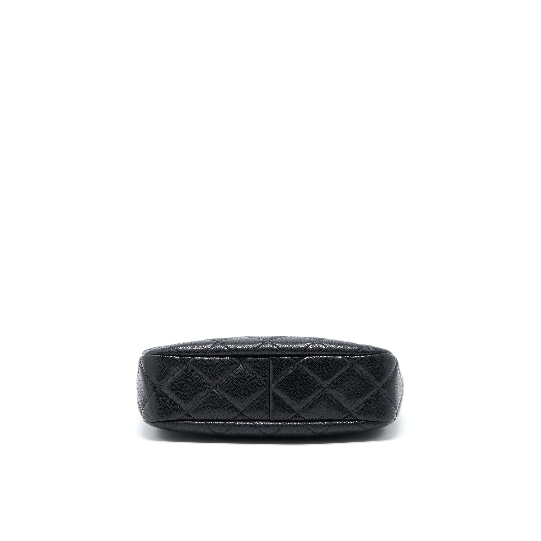 Chanel 22A Twist Your Buttons Hobo Shoulder Bag Caviar Black  (Microchip)
